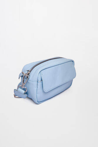 Sky Blue Zipper Bag, , image 4